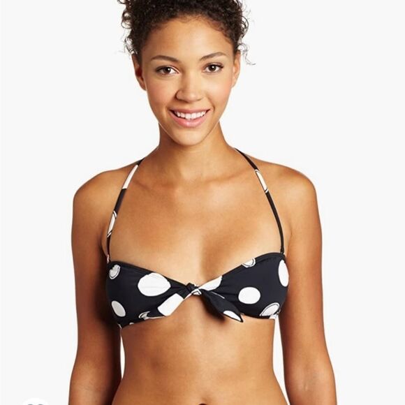 Roxy Juniors Knotted Bandeau Top - Picture 1 of 12